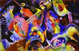 Wassily Kandinsky Canvas Paintings - Flood Improvisation